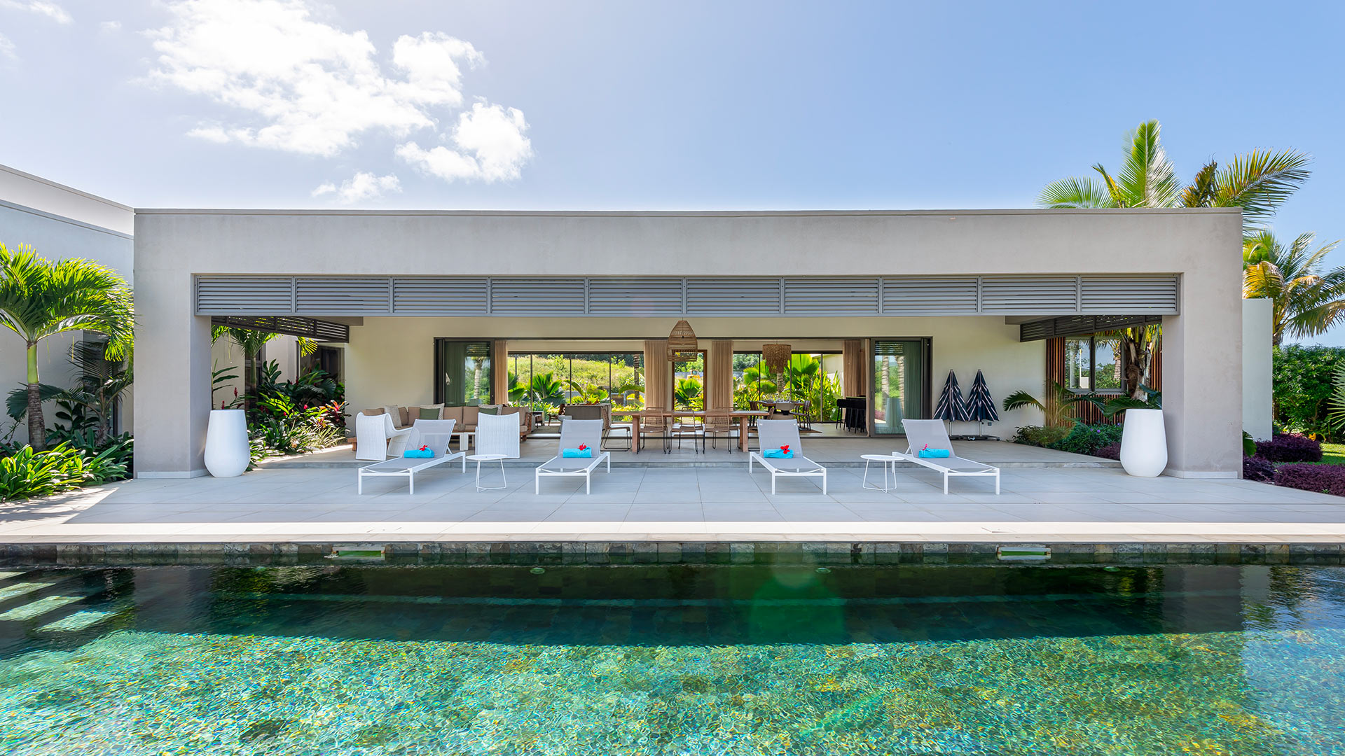 Villa garden and terrace